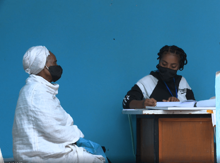 تسجيل الناخبين في أديس أبابا. الصورة: إينا