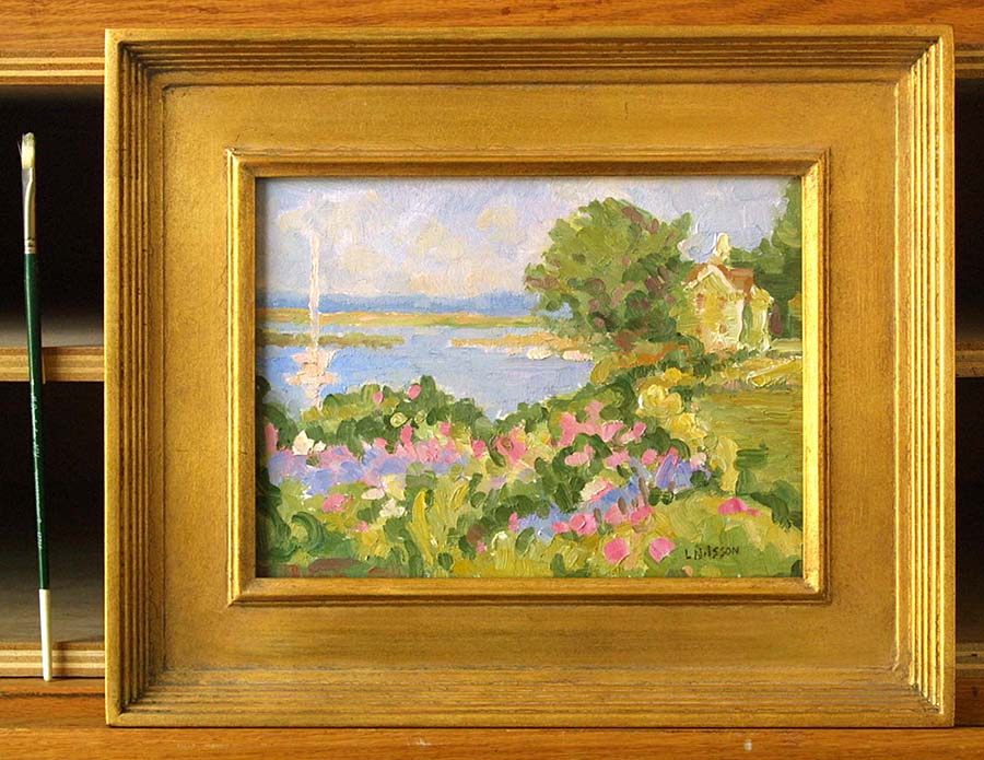 An original oil painting of North Cove on the Connecticut Riverin Old