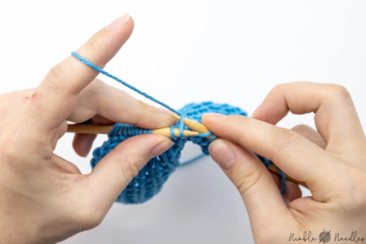 How to knit through back loop (KTBL) Step by step tutorial