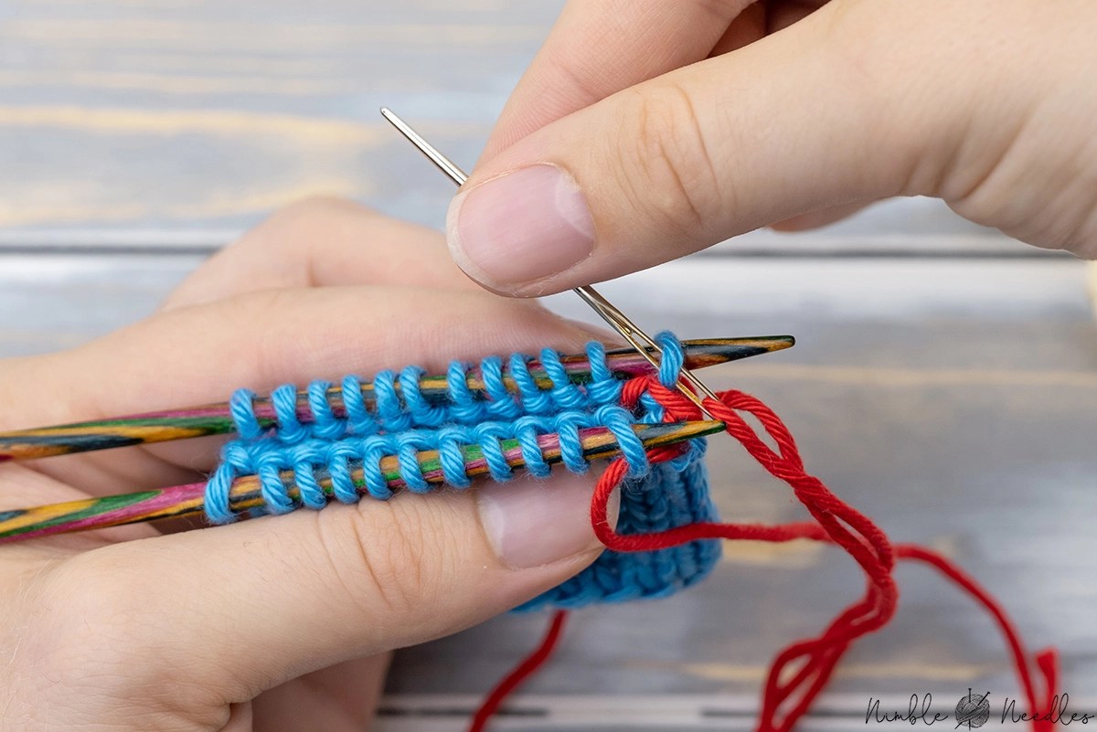 How to do the Kitchener Stitch Graft two knitted pieces together [+Video]