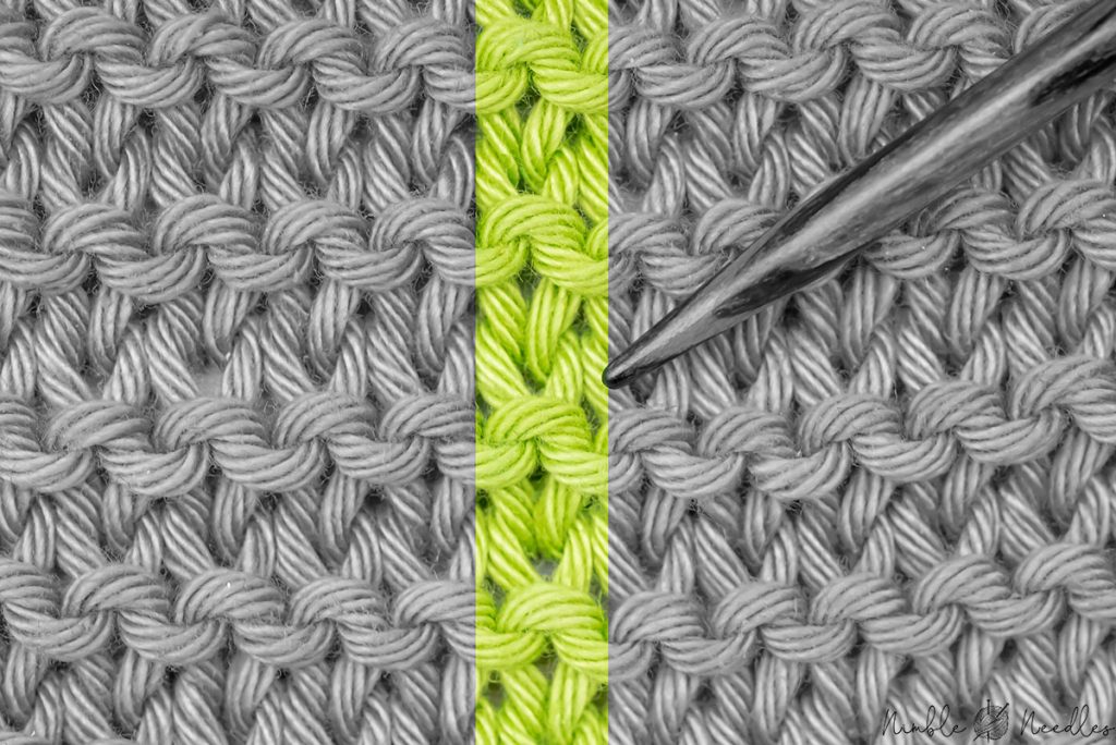 How to count garter stitch rows easy way for knitting beginners [+video]