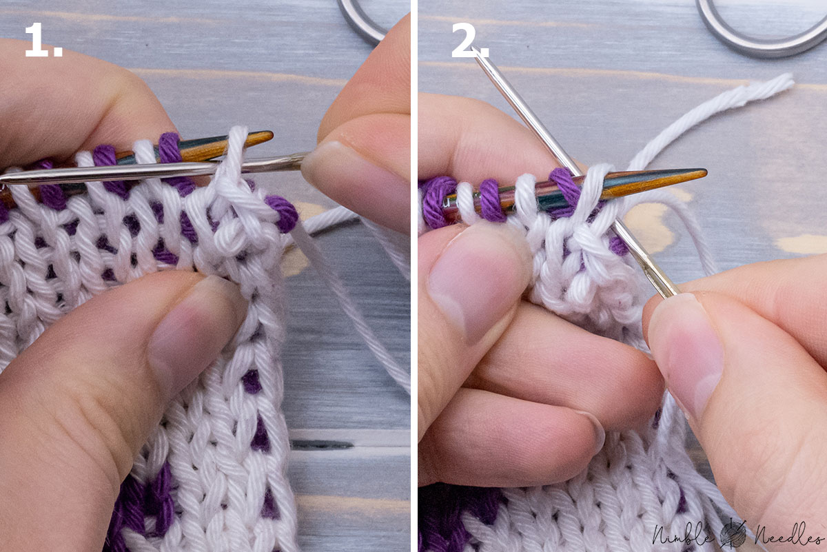 Invisible bind off for double knitting Easy method [+video]