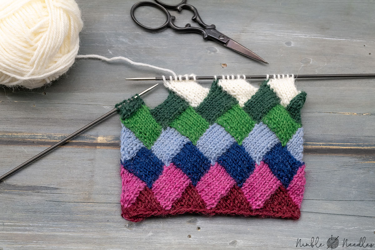 Advanced entrelac tips and tricks How to perfect this