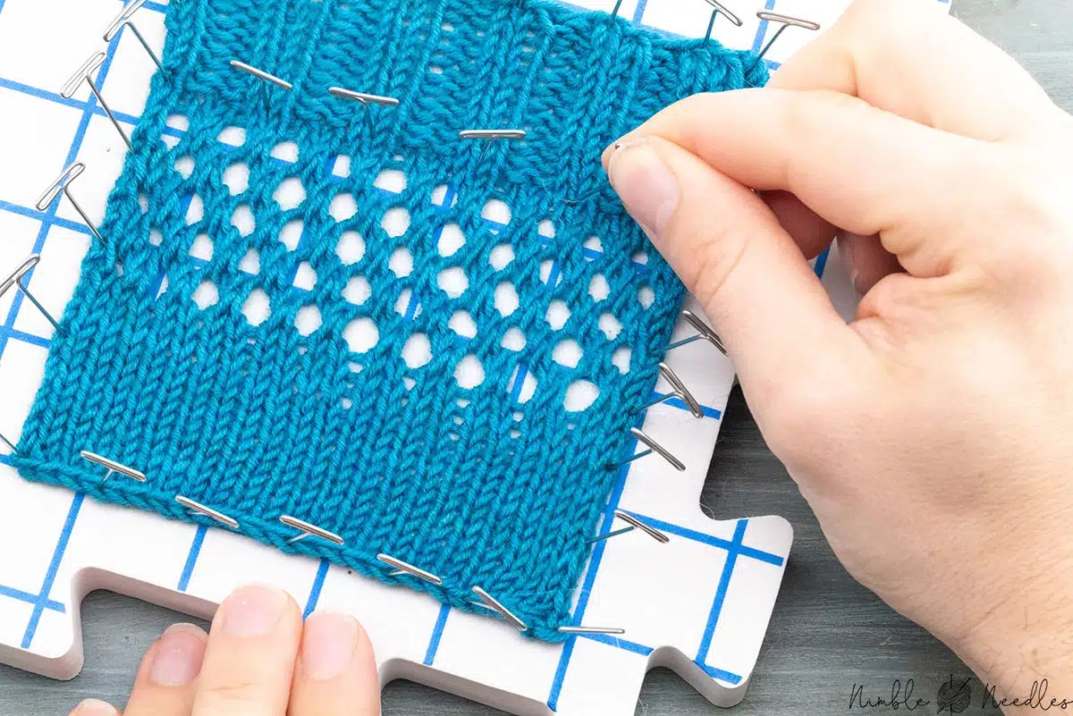 How to block knitting [The ultimate tutorial]