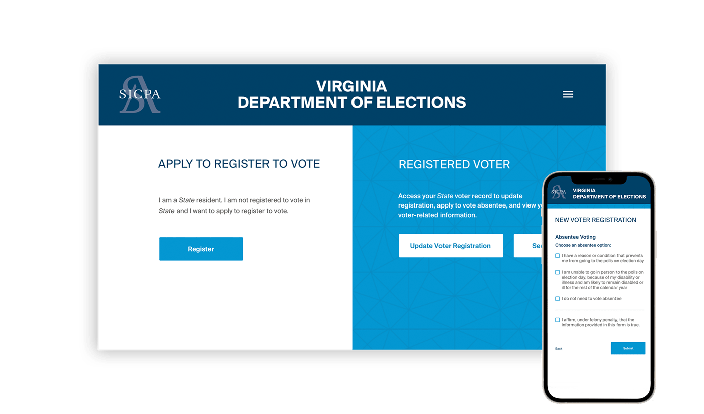Voter Registration App Nimble Communications