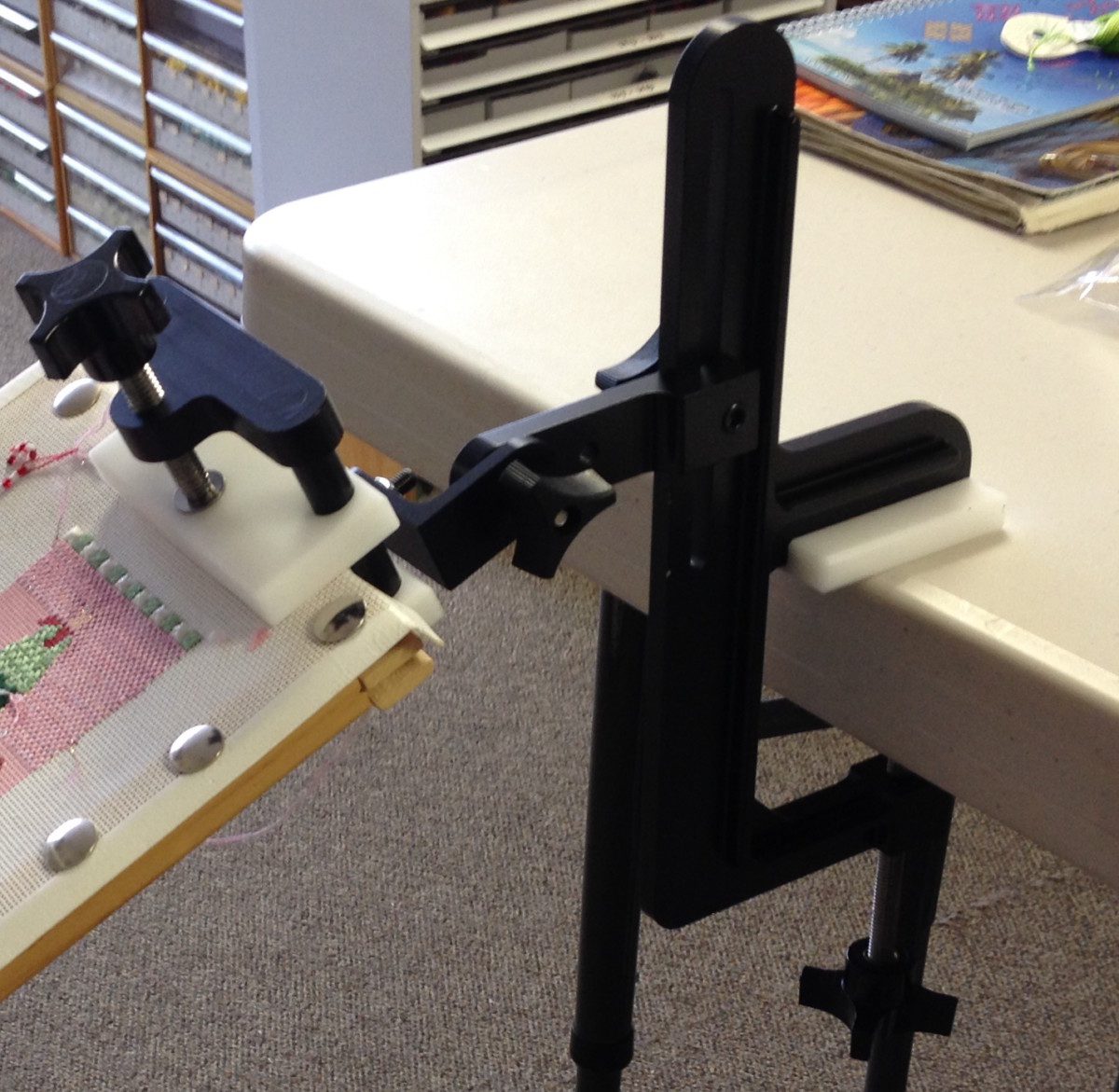 Needlework System 4 Table Clamp with Frame Clamp Stitching Stand