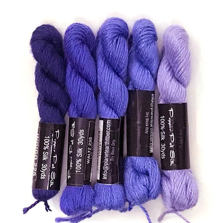 Pepper Pot Silk collection Cornflower Nimble Needle