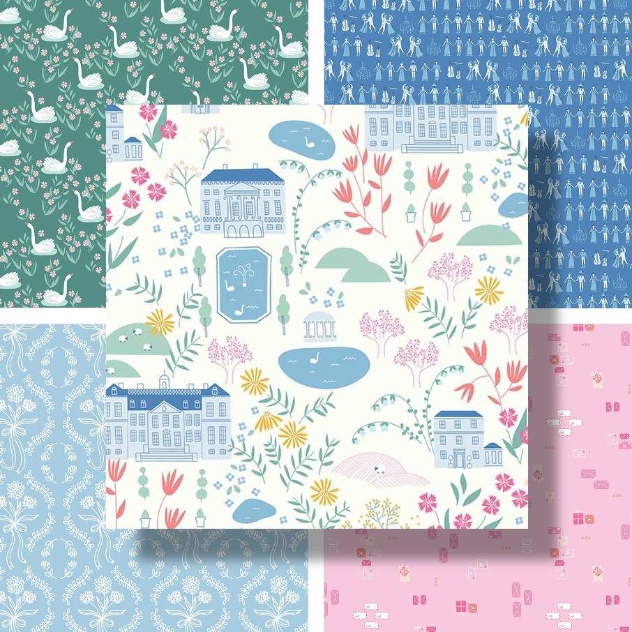 PEMBERLEY COTTON FABRIC RANGE by Riley Blake * Quilting * Craft