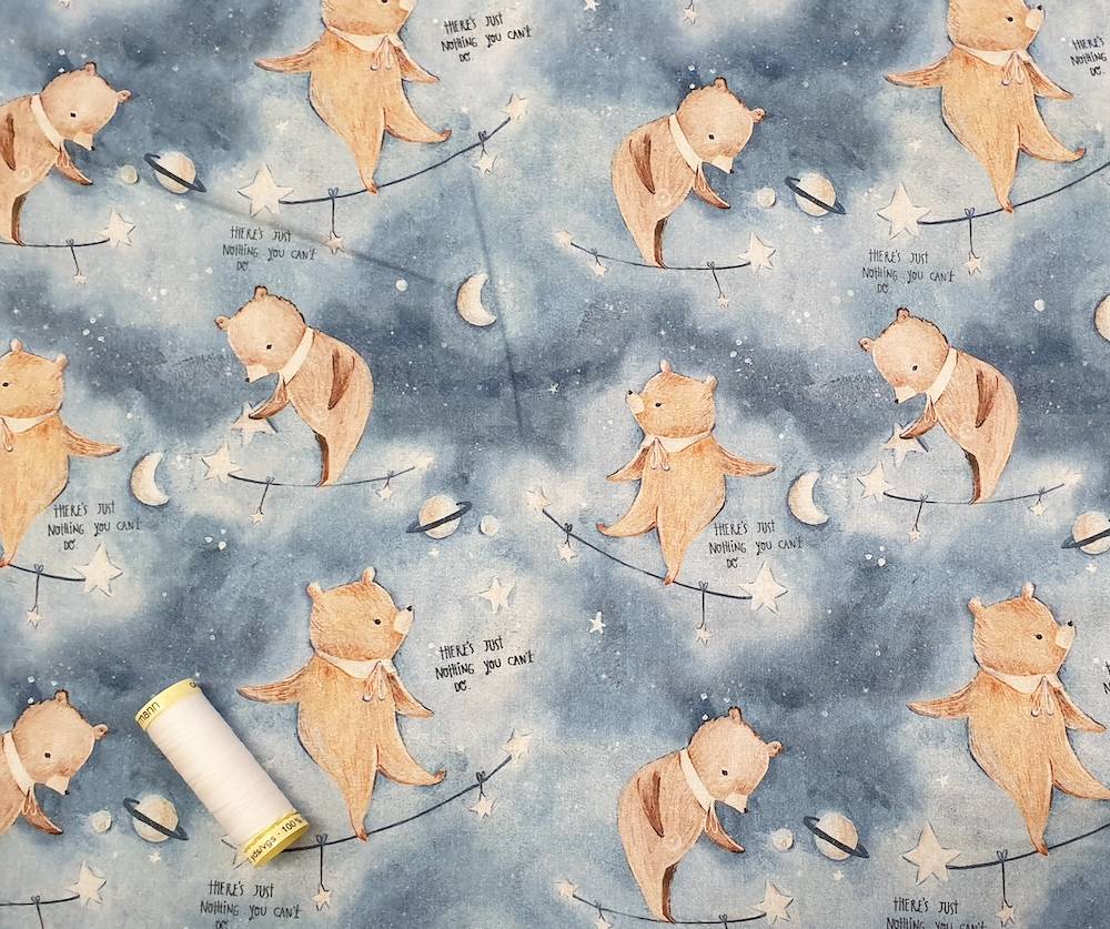ADVENTURES IN THE SKY COTTON FABRIC RANGE by 3 Wishes * Quilting *Craft