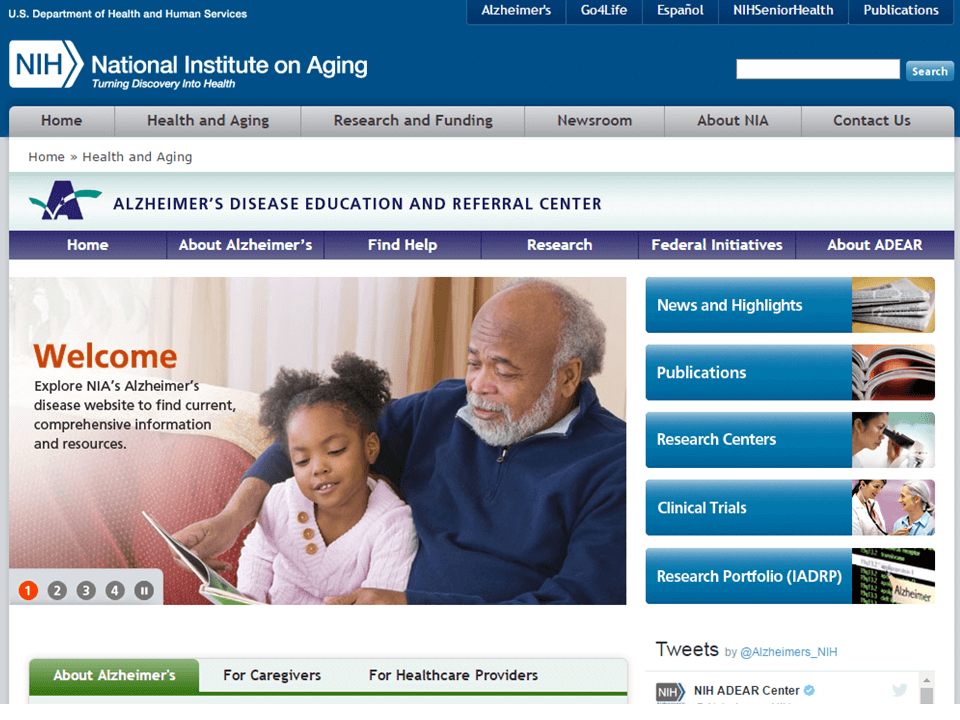 Alzheimer’s Disease Education and Referral (ADEAR) Center NIMICT