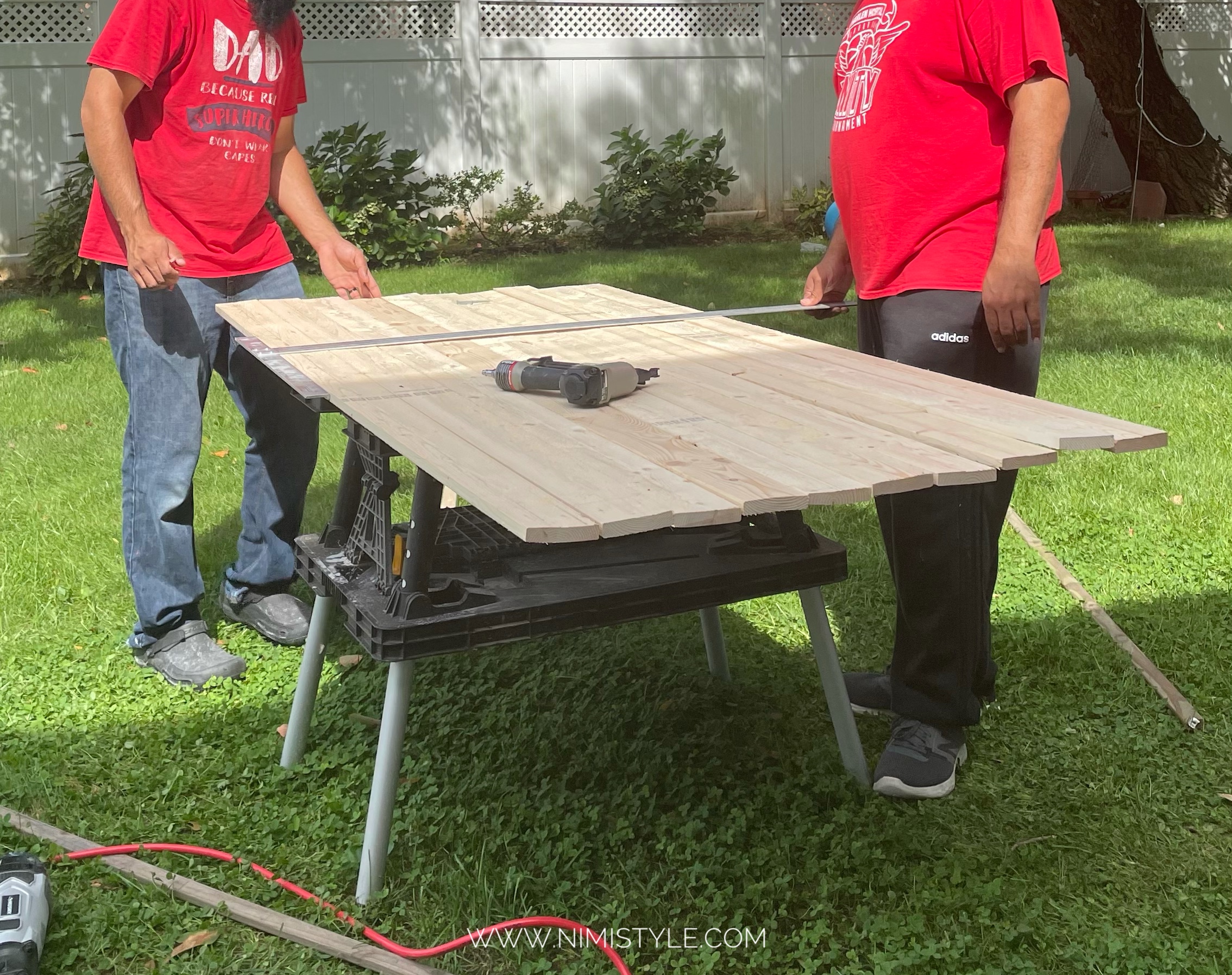 DIY LOW PICNIC TABLE NiMi Style