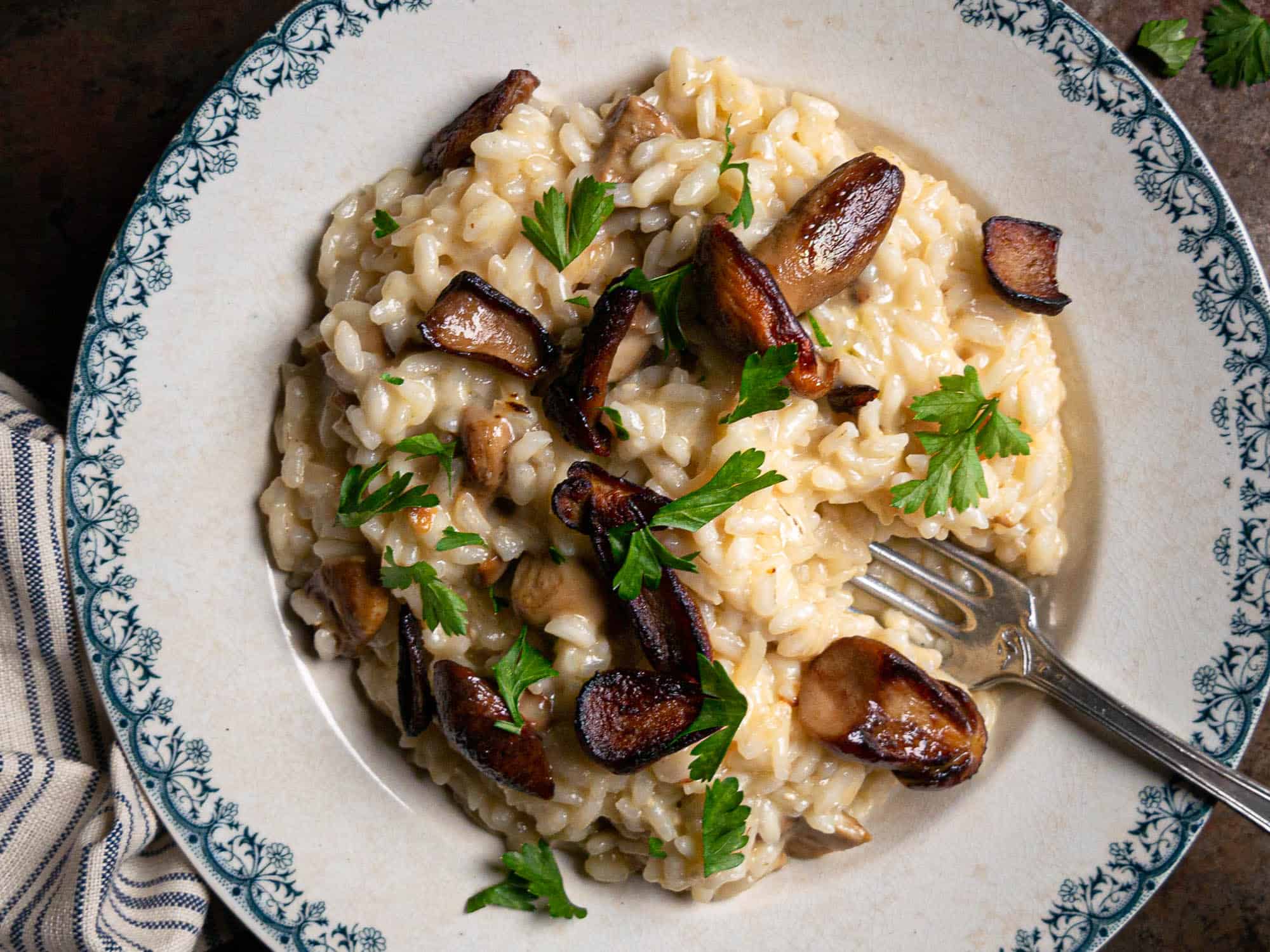 Mushroom Risotto Nim Pairings