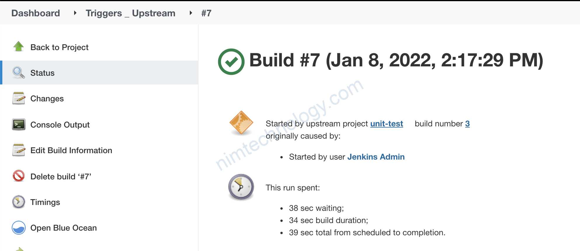 [Jenkins] Scripted Pipeline lesson 19 Triggers _ Upstream NimTechnology