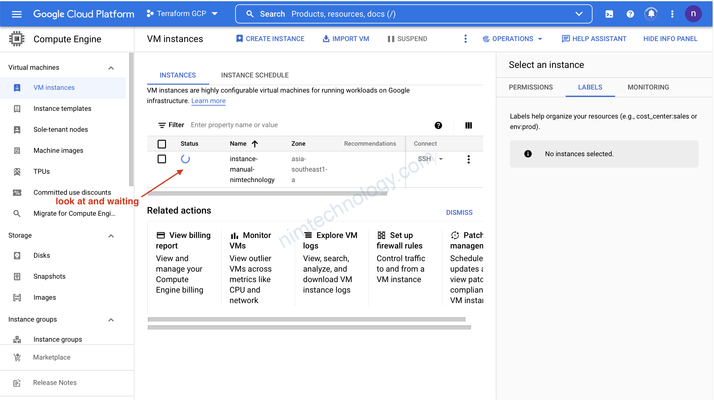 [Terraform] Lesson 4: Google Compute Engine (VM – Virtual Machine) with