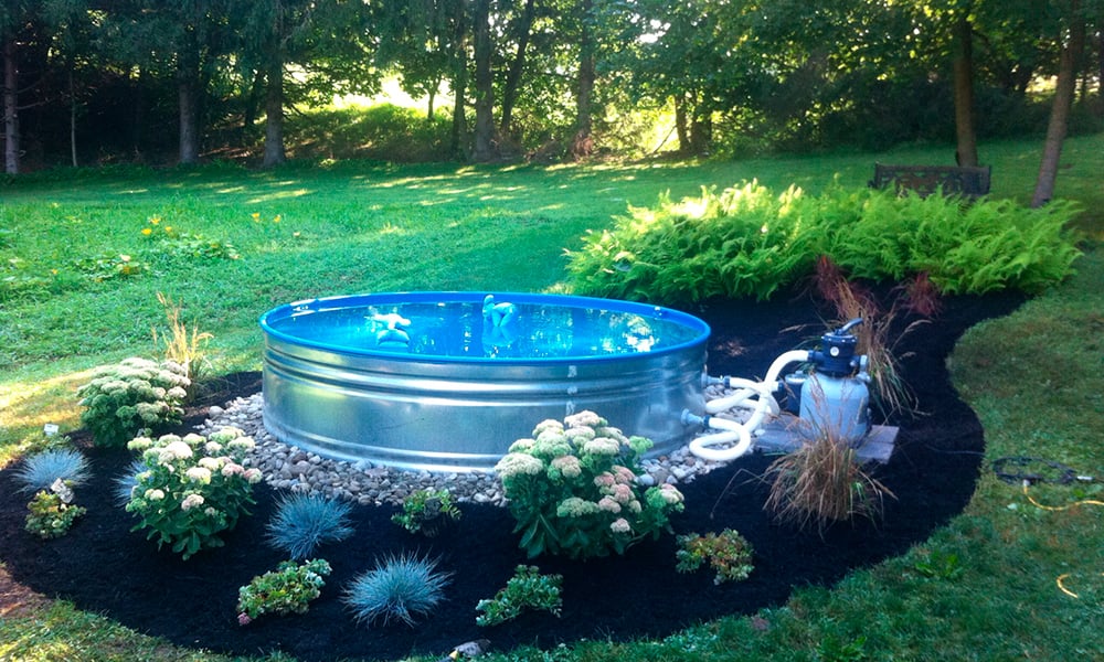 Stock Tank Koi Pond