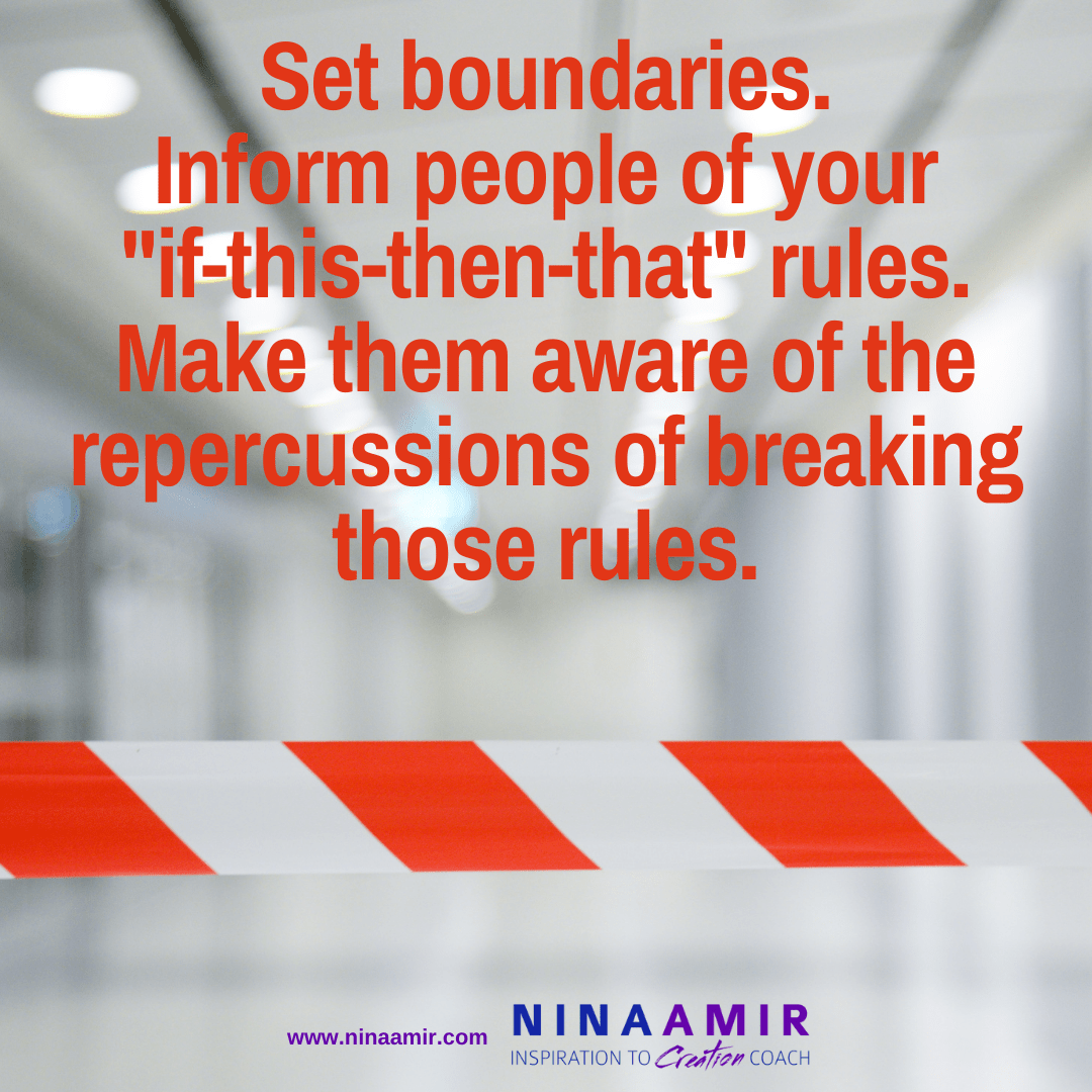 How to Use Boundaries as Your Personal "If This, Than That" Rules
