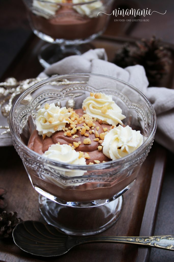 Mousse au Chocolat ohne Ei cremig und lecker Ninamanie