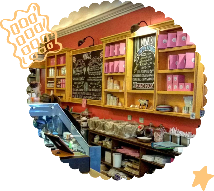 LOCATIONS Nina's Waffles & Ice Cream