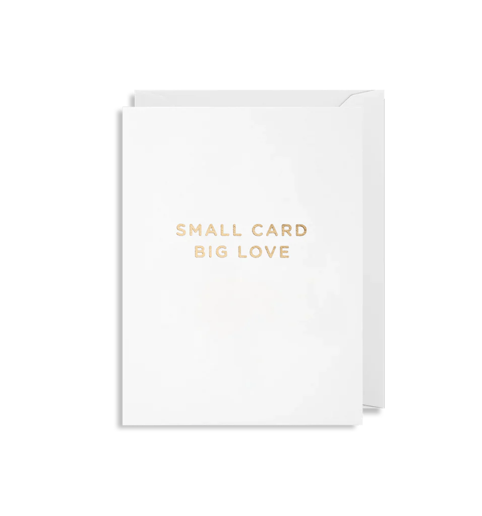 Small Card, Big Love Nine Bean Rows