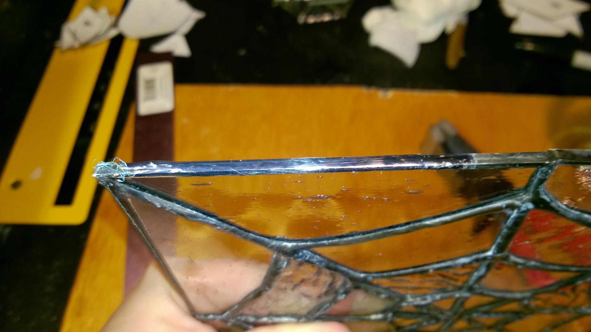 Stained Glass Spider  Reinforced Hooks ORBITED BY NINE DARK MOONS