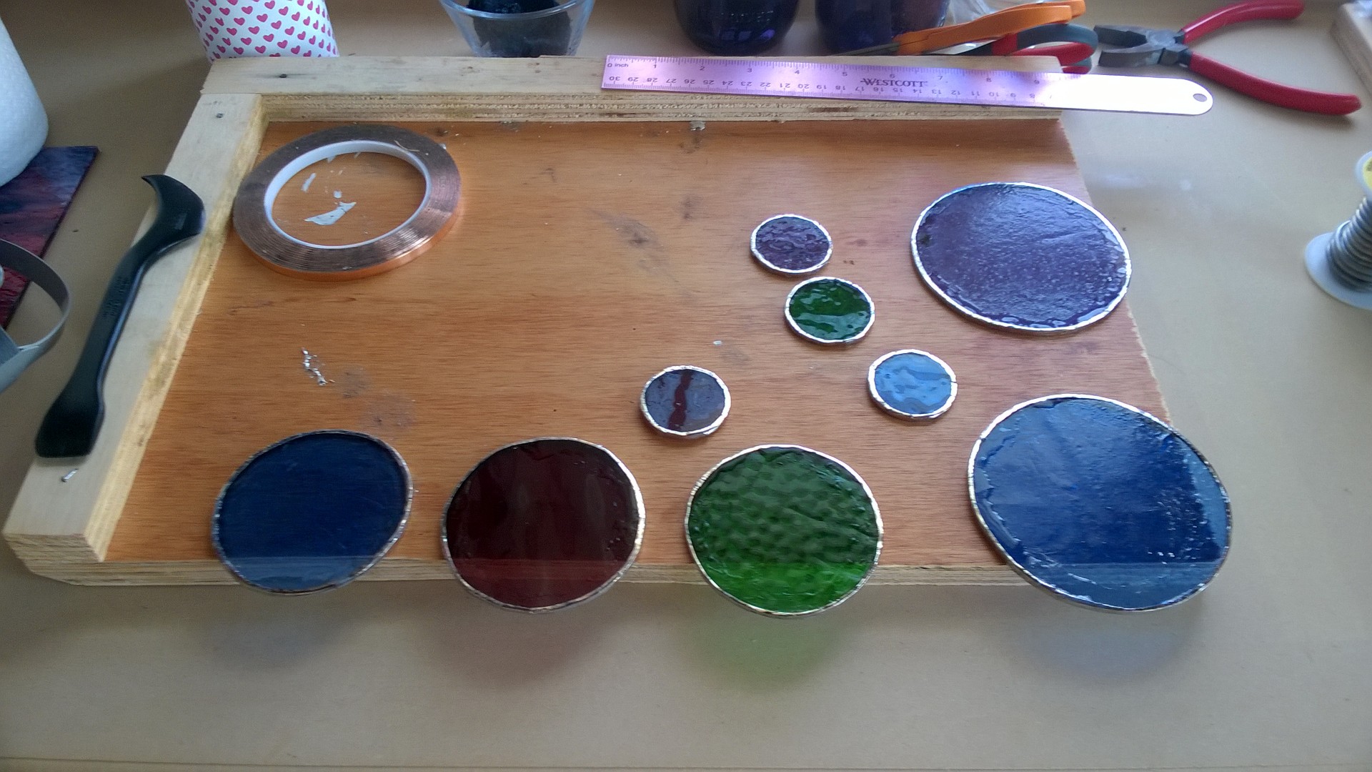 Stained Glass Circles Part 2 ORBITED BY NINE DARK MOONS