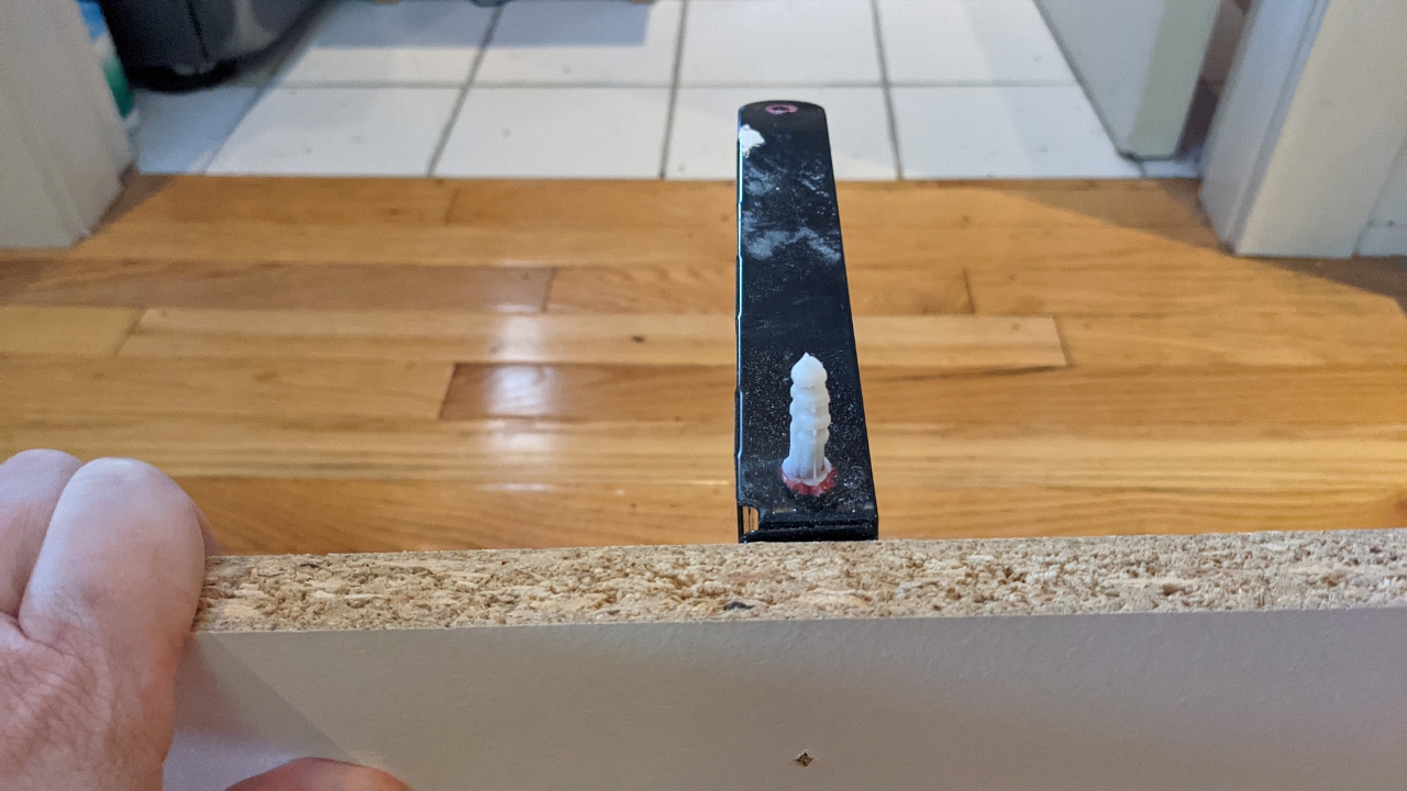 Repairing the Laundry Room Shelf 9/2021 ORBITED BY NINE DARK MOONS