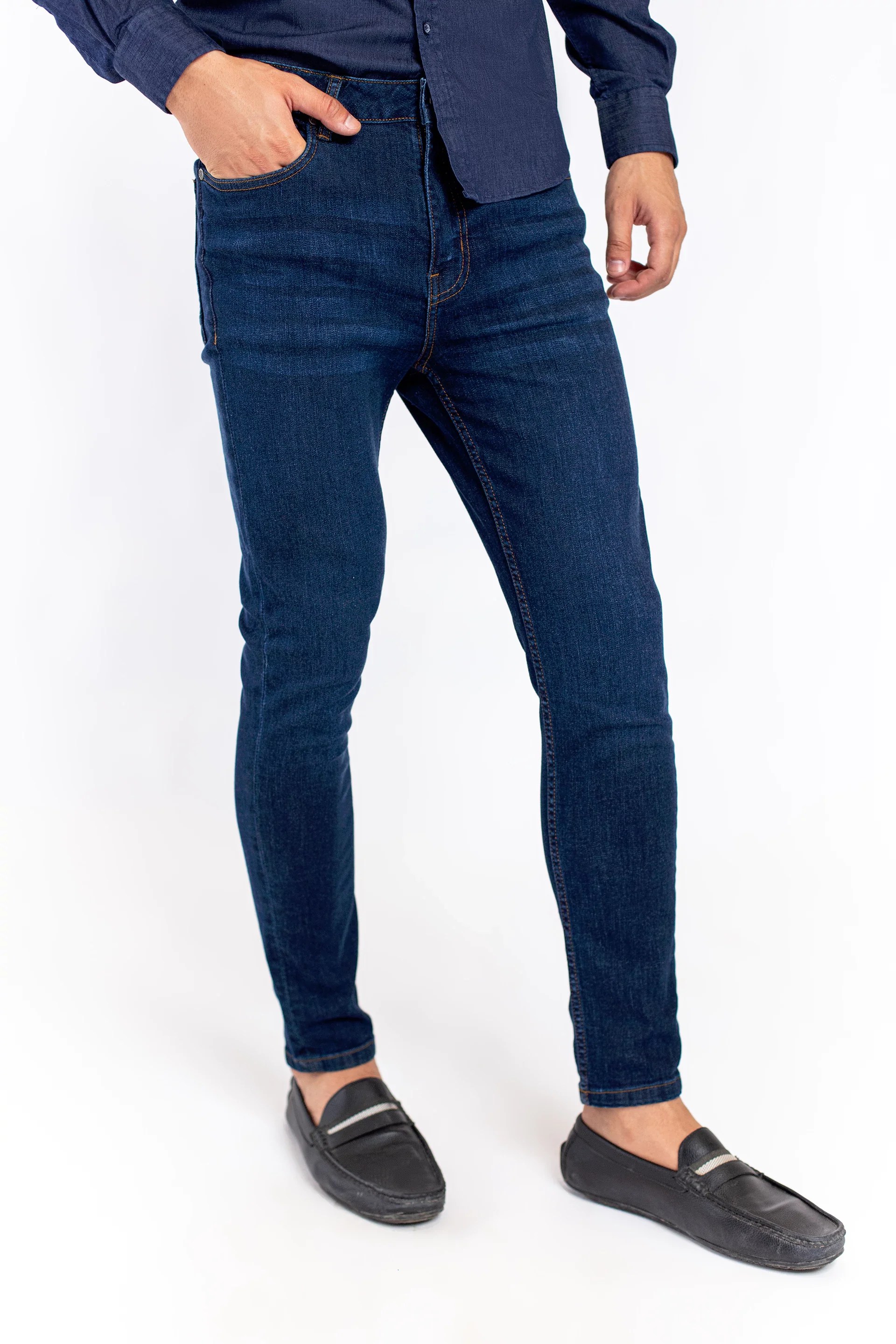 Super Skinny Dark Blue Jeans 9figure