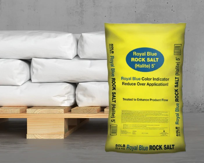 Shop Royal Blue Halite Rock Salt 50 lb bag 49/pallet Ninja DeIcer