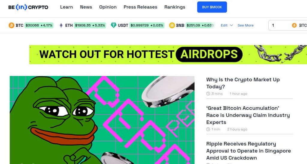 Top Crypto News sites Find the Best News Sites about Cryptocurrency