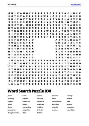 Word Search Tips and Techniques