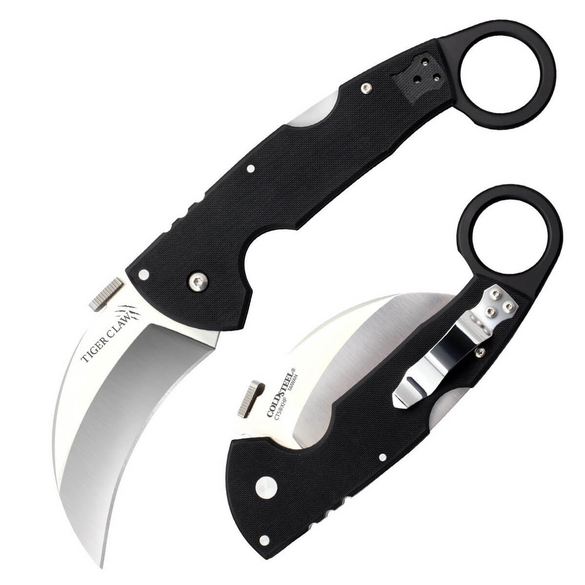 Cold Steel Tiger Claw Plain Edge Knife 22KF NinjaReady