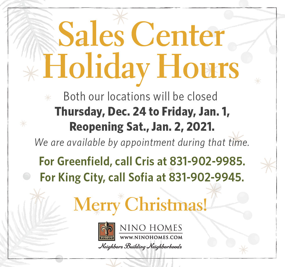 Nino Homes Neighbors Building Neighborhoods New Home Builders