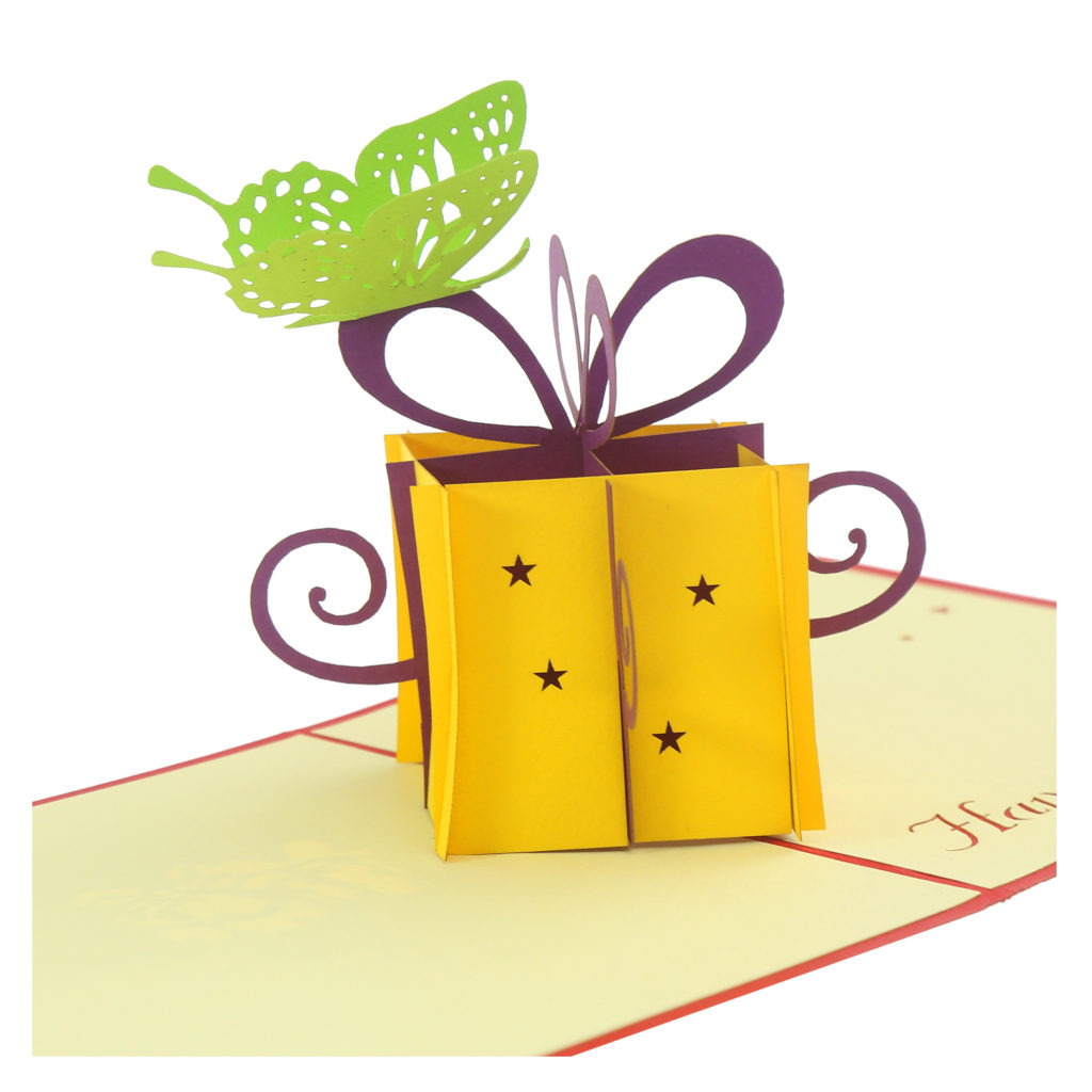 Ninrio 3D Popup Card Birthday Gift Box Card Birthday 3D Card