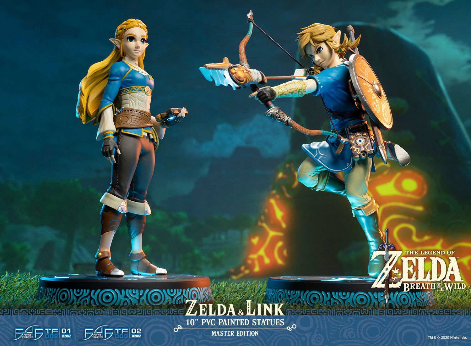 F4F figutines Link Zelda Breath of The Wild Nintend'Alerts