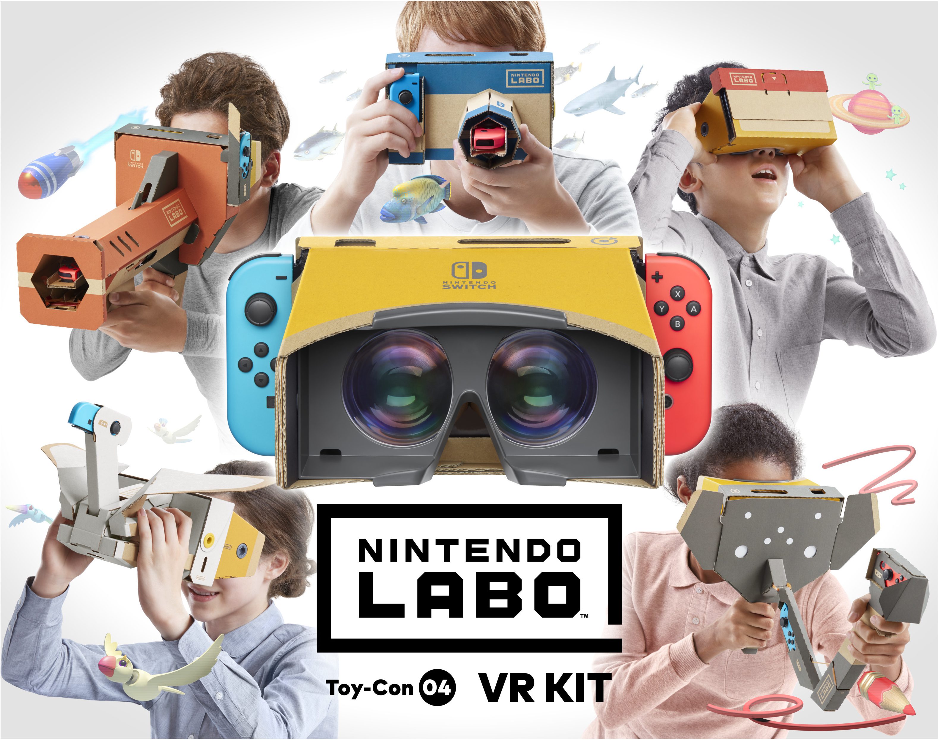 Das Nintendo Labo: VR-Set ist erst für Kinder ab 7 Jahren geeignet ...