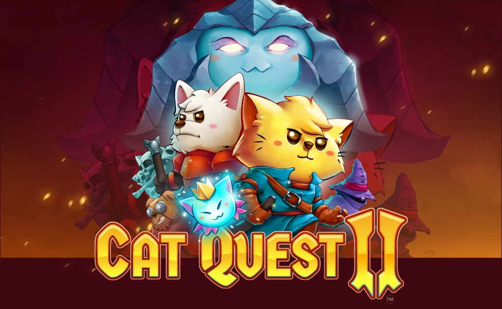 Cat Quest II possui um logo de Cat Quest III no término da