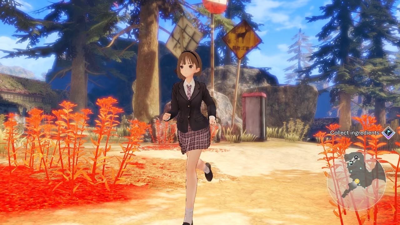 Blue Reflection Second Light Switch demo gameplay