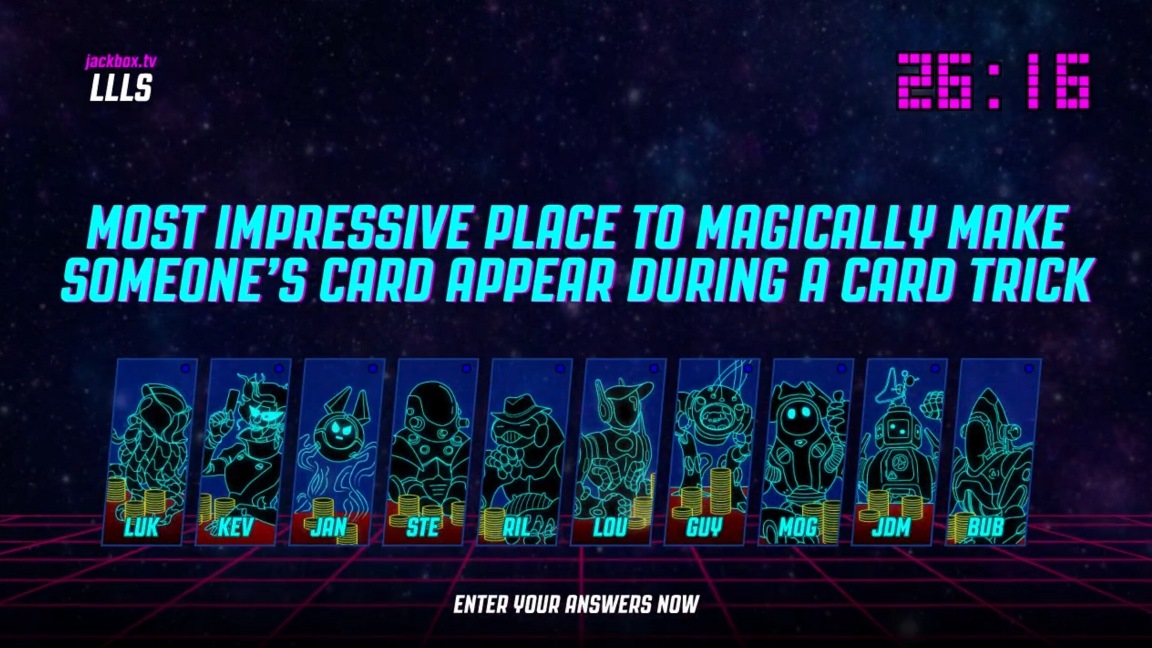Bracketeering revealed as final game in The Jackbox Party Pack 4