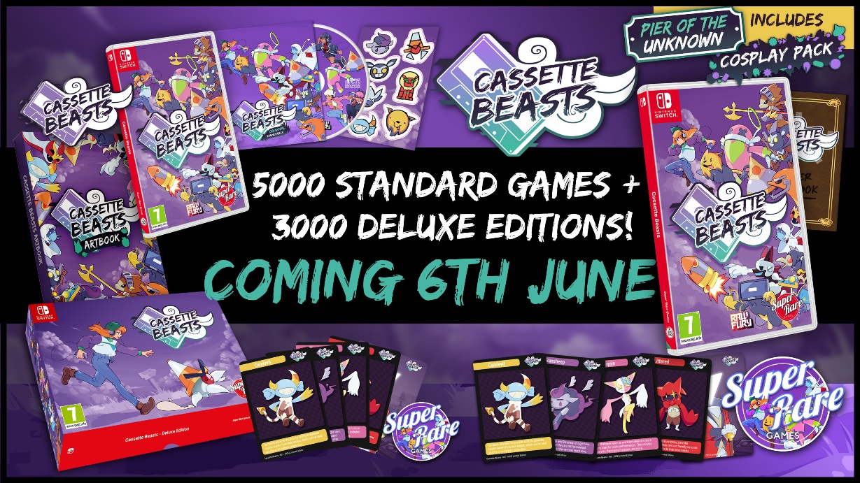 Cassette Beasts Switch physical release revealed