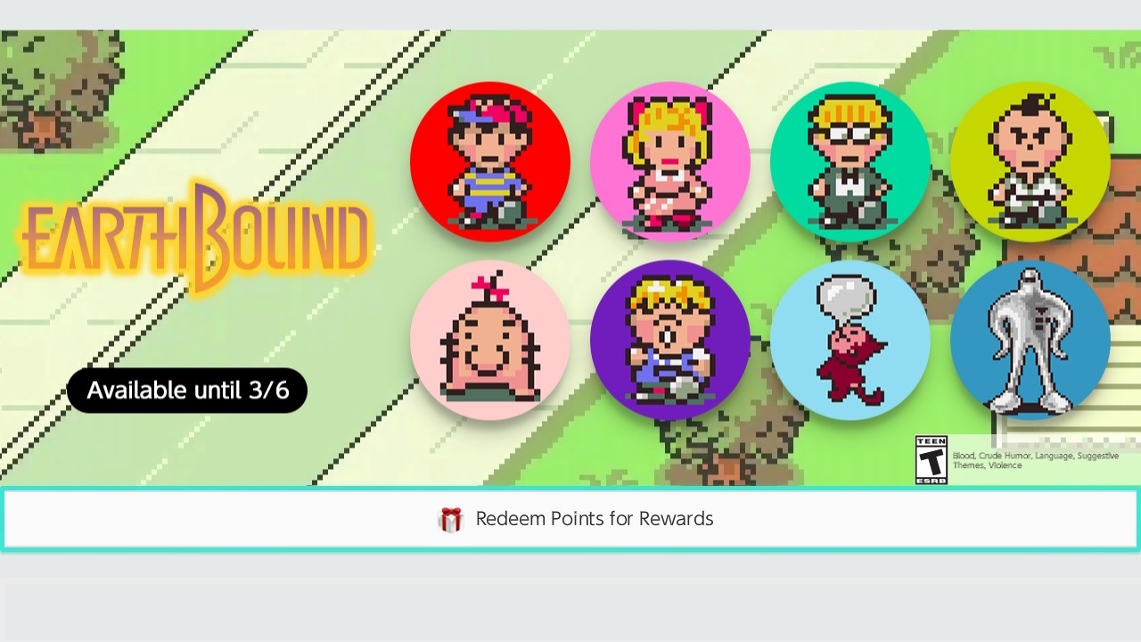 EarthBound series icons added to Nintendo Switch Online