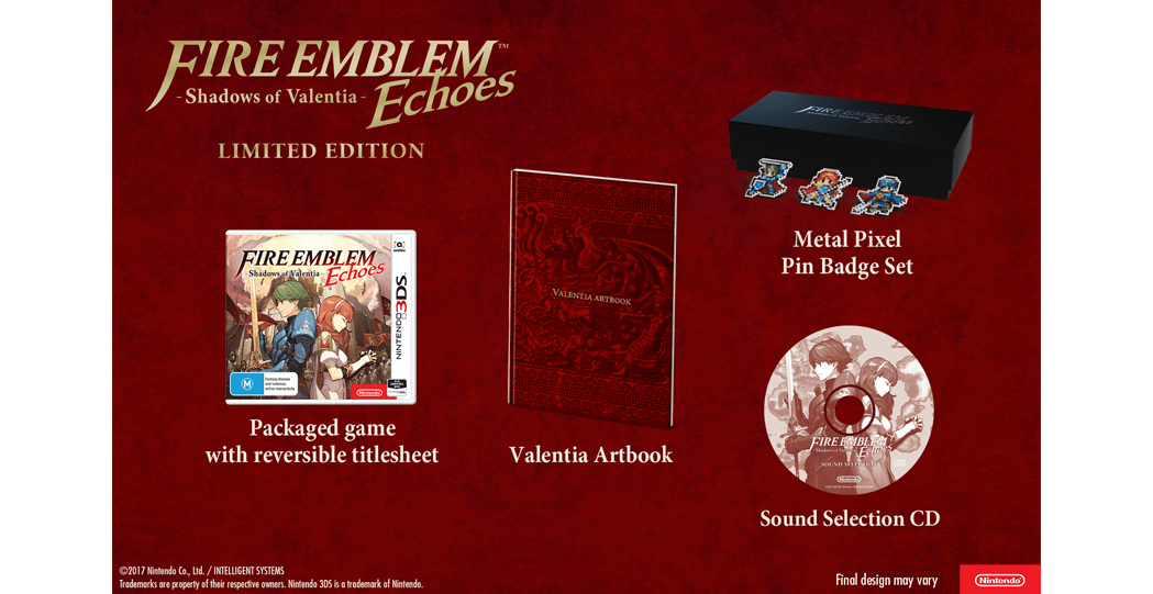 Australia will be getting their own Fire Emblem Echoes Limited Edition