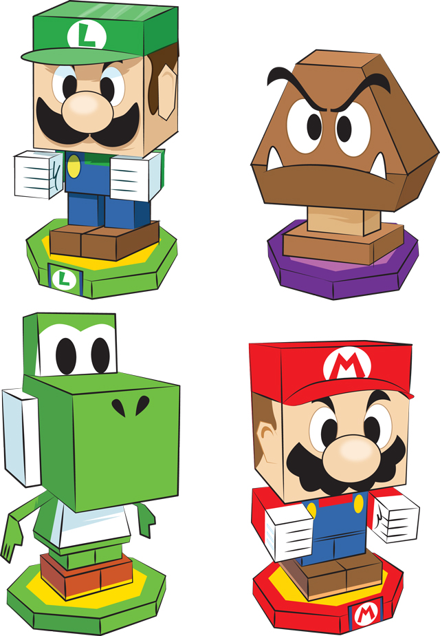 Preorder Mario & Luigi Paper Jam at GameStop, get a paper craft