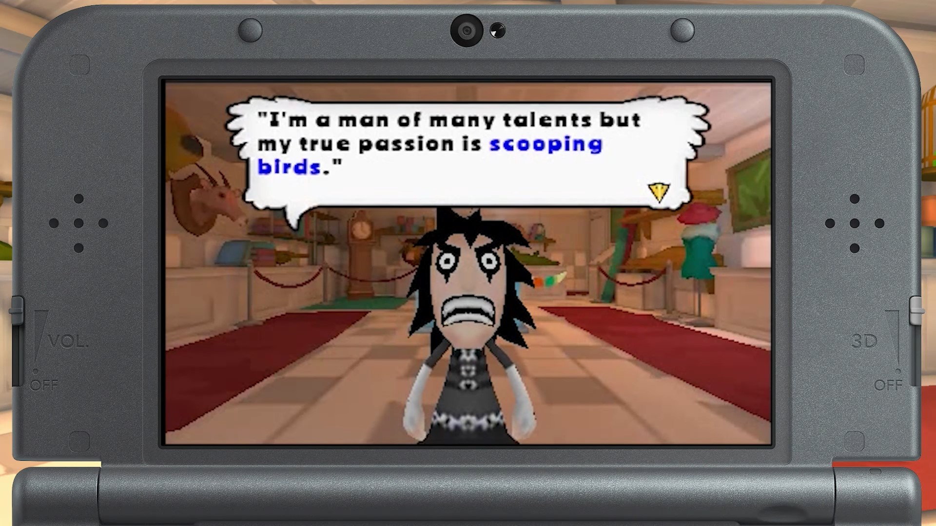 New 3DS exclusive Scoop'n Birds features musician Alice Cooper's likeness