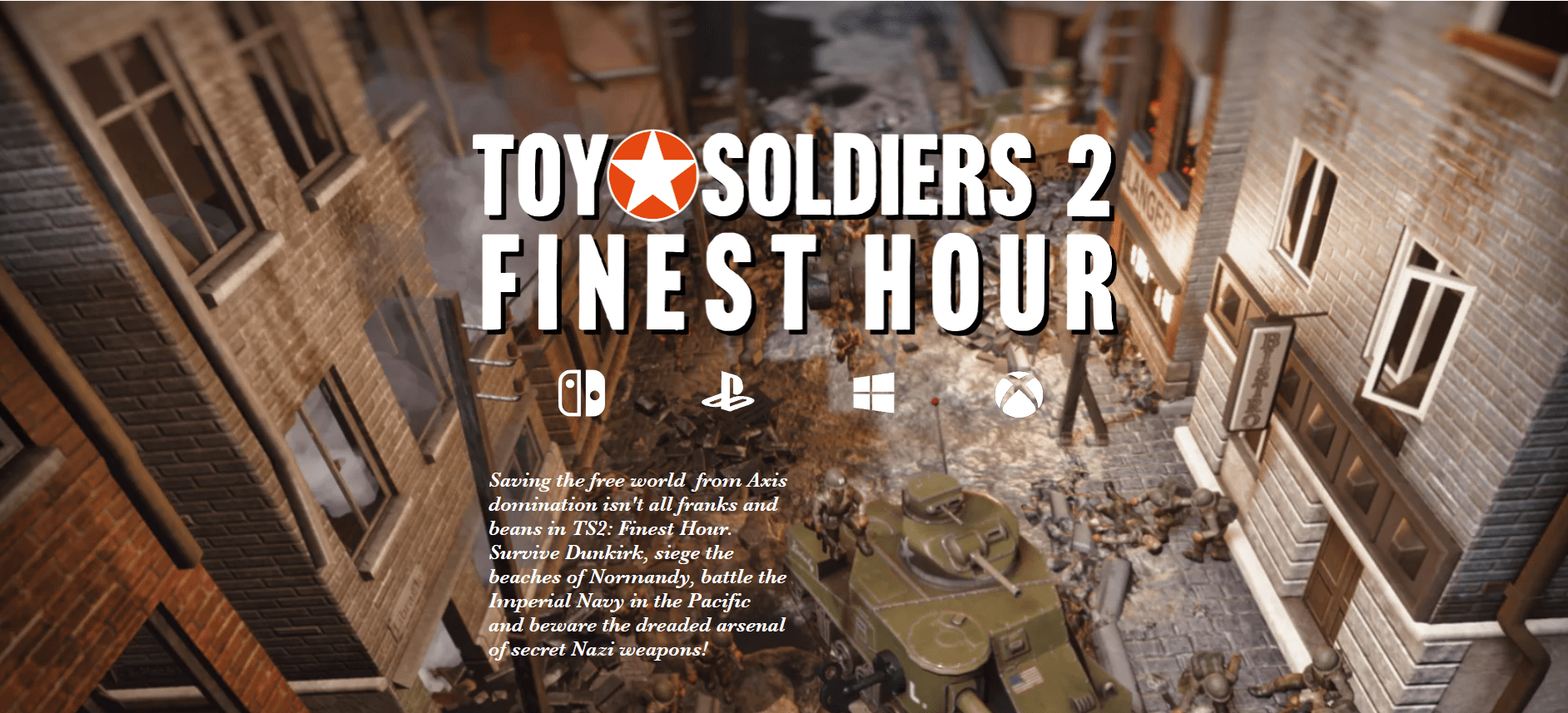 Toy Soldiers 2 Finest Hour announced for Switch alongside HD