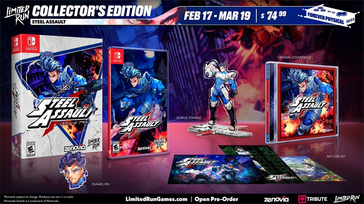 Steel Assault getting a physical release on Switch