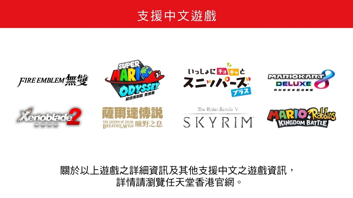Nintendo preparing Chinese translations of various Switch games