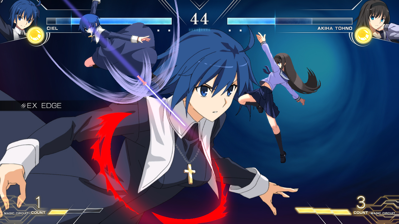 Melty Blood Type Lumina Ciel battle preview trailer Nintendo
