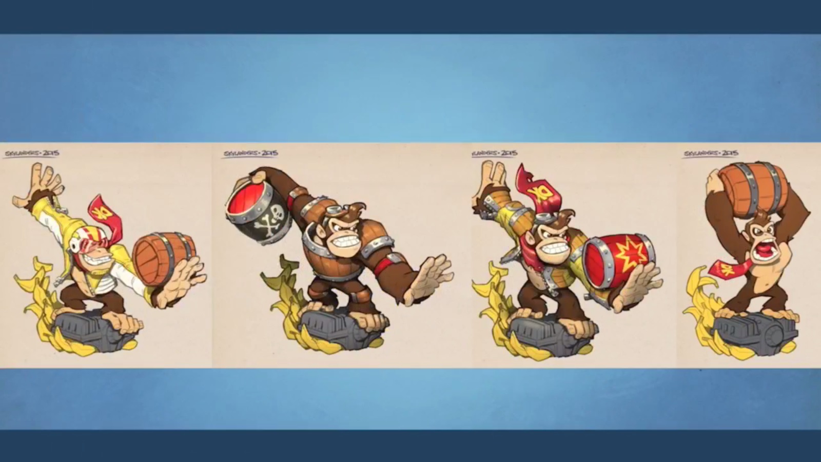 Skylanders Superchargers Donkey Kong & Bowser Concepts humbleego