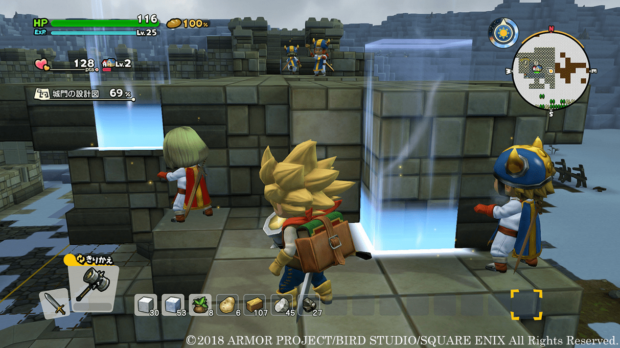 Dragon Quest Builders 2 Endless Battle Island setting detailed