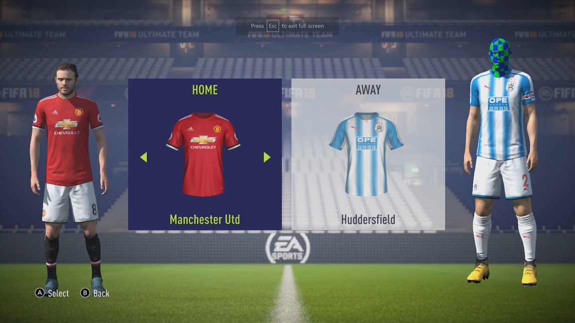 Video FIFA 18 Switch glitch removes faces Nintendo